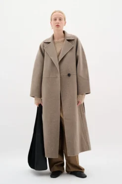 Inwear naisten takki, YILLAIW LONG COAT Sandy Grey Melange