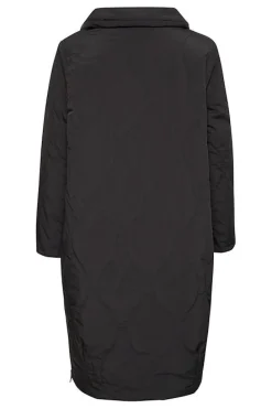 Inwear Naisten Talvitakki, LEIGANIW LONG COAT Black