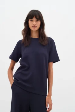 Inwear naisten t-paita VINCENTIW KARMEN TSHIRT, Marine Blue