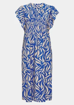 Isay naisten mekko, HARLEE DRESS Sininen Kuosi