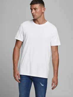 Jack and Jones JJEORGANIC BASIC TEE SS O-NECK Valkoinen