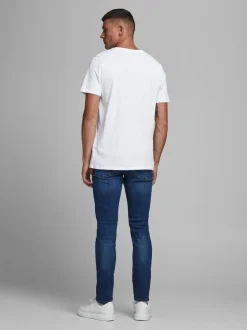 Jack and Jones JJEORGANIC BASIC TEE SS O-NECK Valkoinen