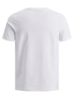 Jack and Jones JJEORGANIC BASIC TEE SS O-NECK Valkoinen
