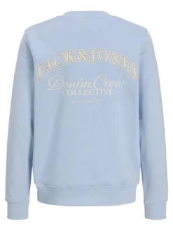 Jack and jones junior college, JJEBRANDES RELAXED SWEATSHIRT JNR Vaaleansininen