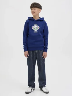 Jack and Jones junior farkut, JJICHRIS JJORIGINAL 492 JNR Sininen, Indigo