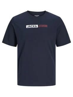 Jack and Jones Junior lasten t-paita JJECORP LOGO TEE PLAY, tummansininen