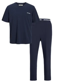 Jack and jones junior oloasu, JACEVEREST SS TEE AND PANTS SET JNR Tummansininen