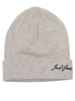 Jack and jones junior pipo, JACBURNABY BEANIE JNR Keskiharmaa