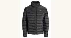Jack and Jones Junior takki JJLOUIS LIGHT PUFFER COLLAR JNR, musta