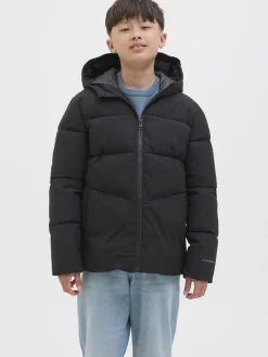 Jack and jones junior toppatakki, JJGLOBAL PUFFER JACKET JNR Musta
