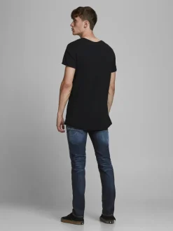 Jack and Jones Miesten Farkut, JJITIM JJORIGINAL JOS 719 NOOS Blue Denim