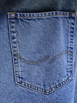 Jack and Jones miesten farkkushortsit JJIRON JJORIGINAL SHORTS SQ 730 SN, Blue Denim