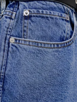 Jack and Jones miesten farkkushortsit JJIRON JJORIGINAL SHORTS SQ 730 SN, Blue Denim