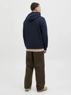 Jack and Jones miesten huppari, JJELOGO SWEAT HOOD 2 COL 25/26 Sky Captain