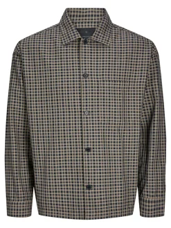 Jack and Jones miesten paita, JPRBLAMADISON L/S OVERSHIRT BF Slate Black