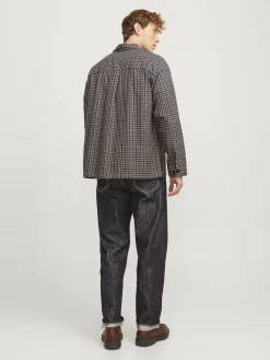 Jack and Jones miesten paita, JPRBLAMADISON L/S OVERSHIRT BF Slate Black