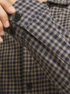 Jack and Jones miesten paita, JPRBLAMADISON L/S OVERSHIRT BF Slate Black