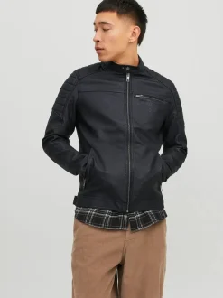 Jack and Jones Miesten Takki, Rocky Jacket Black