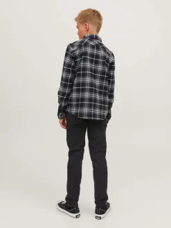 JACK&JONES JUNIOR Farkut, JJIGLENN JJORIGINAL MF072 Musta