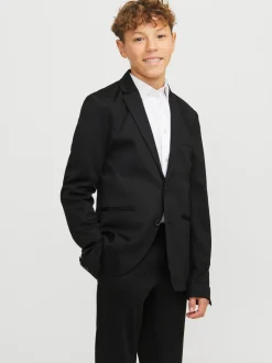 JACK&JONES JUNIOR lasten bleiseri, JJEJAXON JERSEY BLAZER NOOS JNR Musta