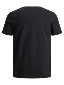 JACK&JONES JUNIOR t-paita, JJEORGANIC BASIC TEE SS O-NECK Musta