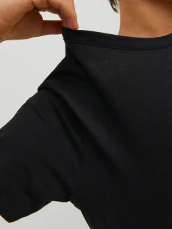 JACK&JONES JUNIOR t-paita, JJEORGANIC BASIC TEE SS O-NECK Musta