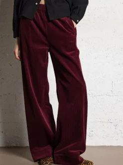 JcSophie naisten housut, JAMIE TROUSERS Viininpunainen