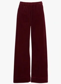 JcSophie naisten housut, JAMIE TROUSERS Viininpunainen