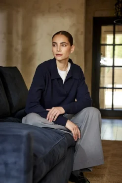 JcSophie naisten neulepusero Kolkata sweater, tummansininen