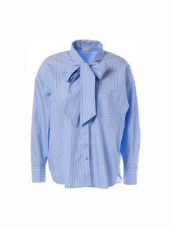 JcSophie naisten pusero, JODY BLOUSE Raidallinen Sininen