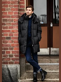 Joutsen Miesten Untuvatakki, KOSKI Musta