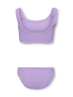 Kids Only bikinit, KOGAMANDA STRUCTURE BIKINI SET Violetti, Lila