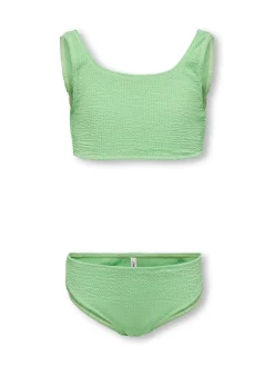 Kids Only bikinit, KOGAMANDA STRUCTURE BIKINI SET Vaaleanvihreä