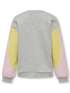 Kids Only lasten collegepusero, KOGEILEEN LS O-NECK COLOR BLOCK Monivärinen Kuosi