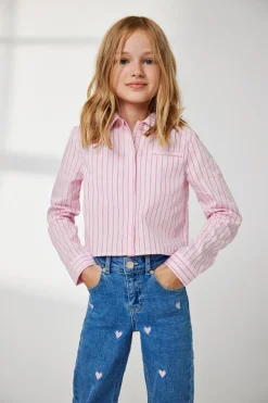 Kids Only Lasten Farkut, KOGJUICY WIDE LEG HEART JEANS Indigo