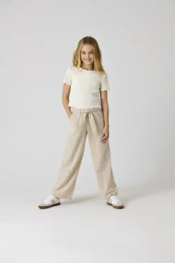 Kids Only lasten housut, KOGSIESTA PULL-UP LINEN BLEND PANT Beige