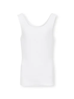 Kids Only lasten tank top, KOGAVA S/L TANK TOP JRS Valkoinen