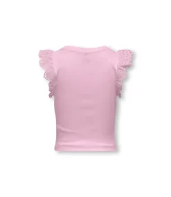 Kids Only lasten toppi, KOGDREA LIFE S/S TOP Vaaleanpunainen