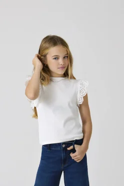 Kids Only lasten toppi, KOGDREA LIFE S/S TOP Valkoinen