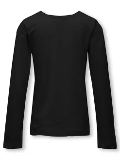 Kids Only paita, KOGNEW ONLY LS TEE Musta