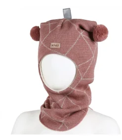 Kivat kypärämyssy, SYDÄNKYPÄRÄ TUPSUILLA Vaaleanpunainen Kuosi