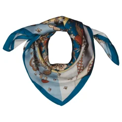 Klement 70 x 70 Linnea Huivi, sininen kuosi