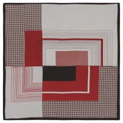 Klement 70 x 70 Linnea Huivi, Kuosi punainen