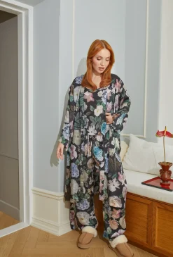 Klement naisten aamutakki Cloe Kimono, monivärinen kuosi