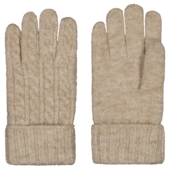 Klement naisten käsineet Bali villakäsine, ruskeanharmaa