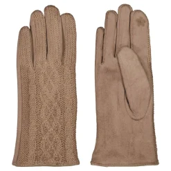 Klement Naisten Käsineet, LENA KÄSINEET Ruskeanharmaa