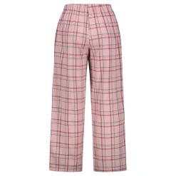Klement naisten pyjamahousut Kia ruutuhousu, vaaleanpunainen