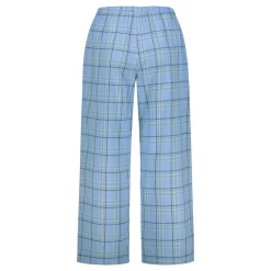 Klement naisten pyjamahousut Kia ruutuhousu, sininen