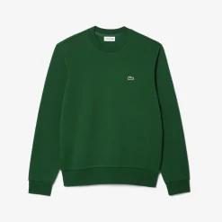 Lacoste Miesten Collegepaita, BRUSHED COTTON FLEEX JOGGER SWEATSHIRT Vihreä