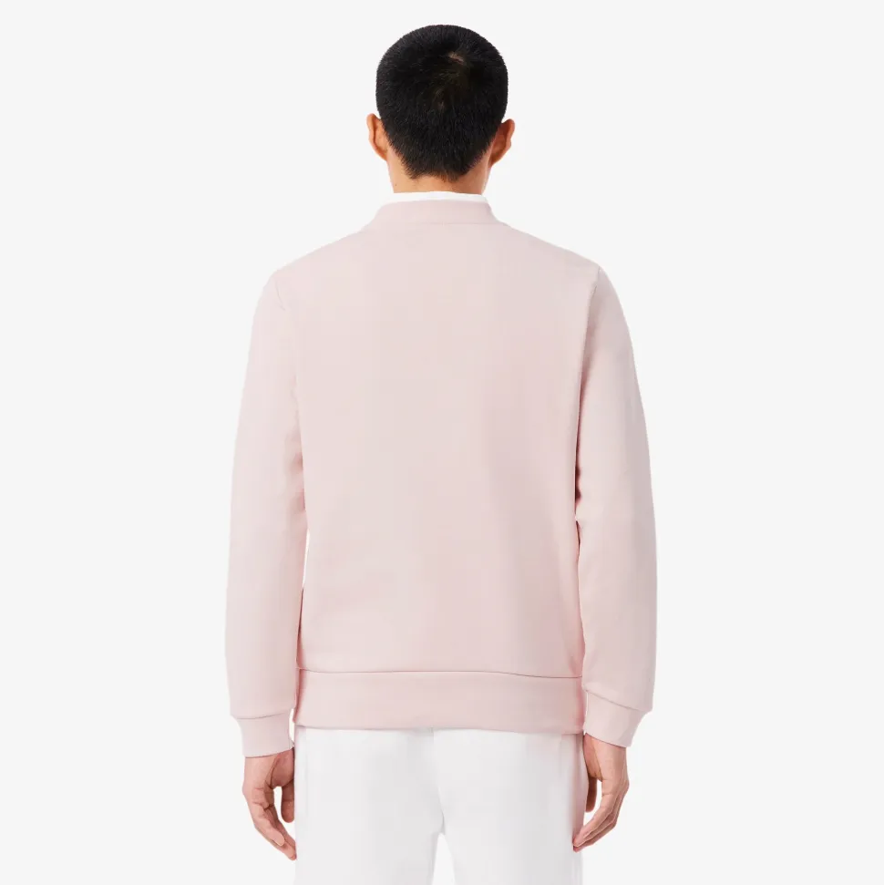 Lacoste miesten neulepusero Brushed Cotton Fleex Jogger Sweatshirt, vaaleanpunainen
